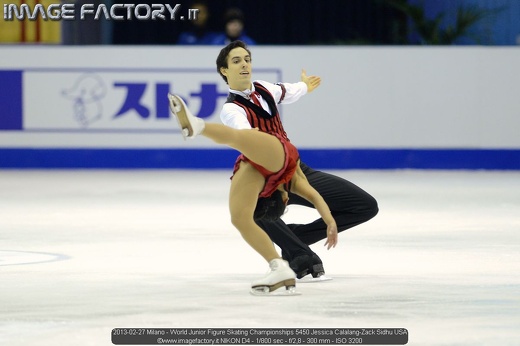 2013-02-27 Milano - World Junior Figure Skating Championships 5450 Jessica Calalang-Zack Sidhu USA